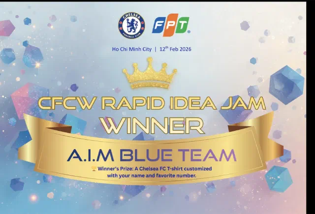CFCW Rapid Idea Jam winner slide naming A.I.M Blue Team